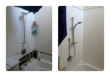 Before and After Bathroom Repairs